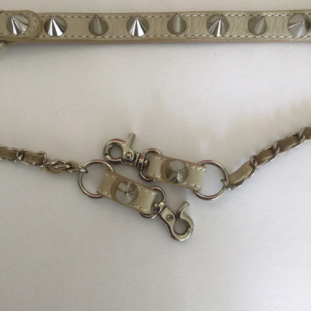 CHAIN ROCKSTUD REPLACEMENT BAG STRAP - Picture 3 of 9